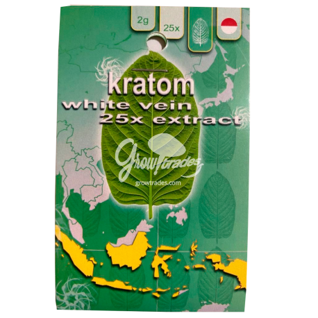 Kratom Indonesia White Vein 25x Extract. 2gr